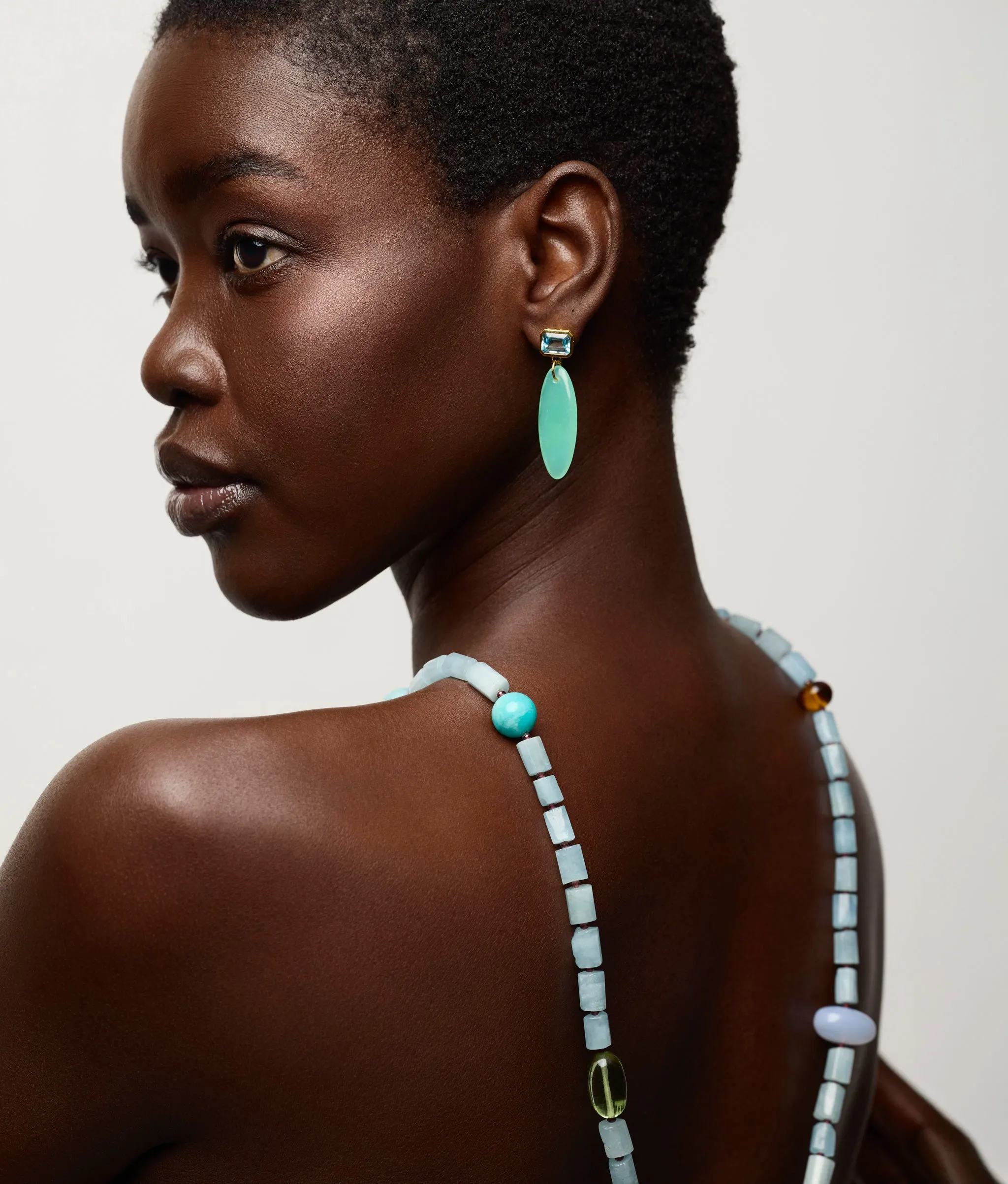 Circo Necklace in Blue Mist sold by Lizzie Fortunato product image thumbnail 5