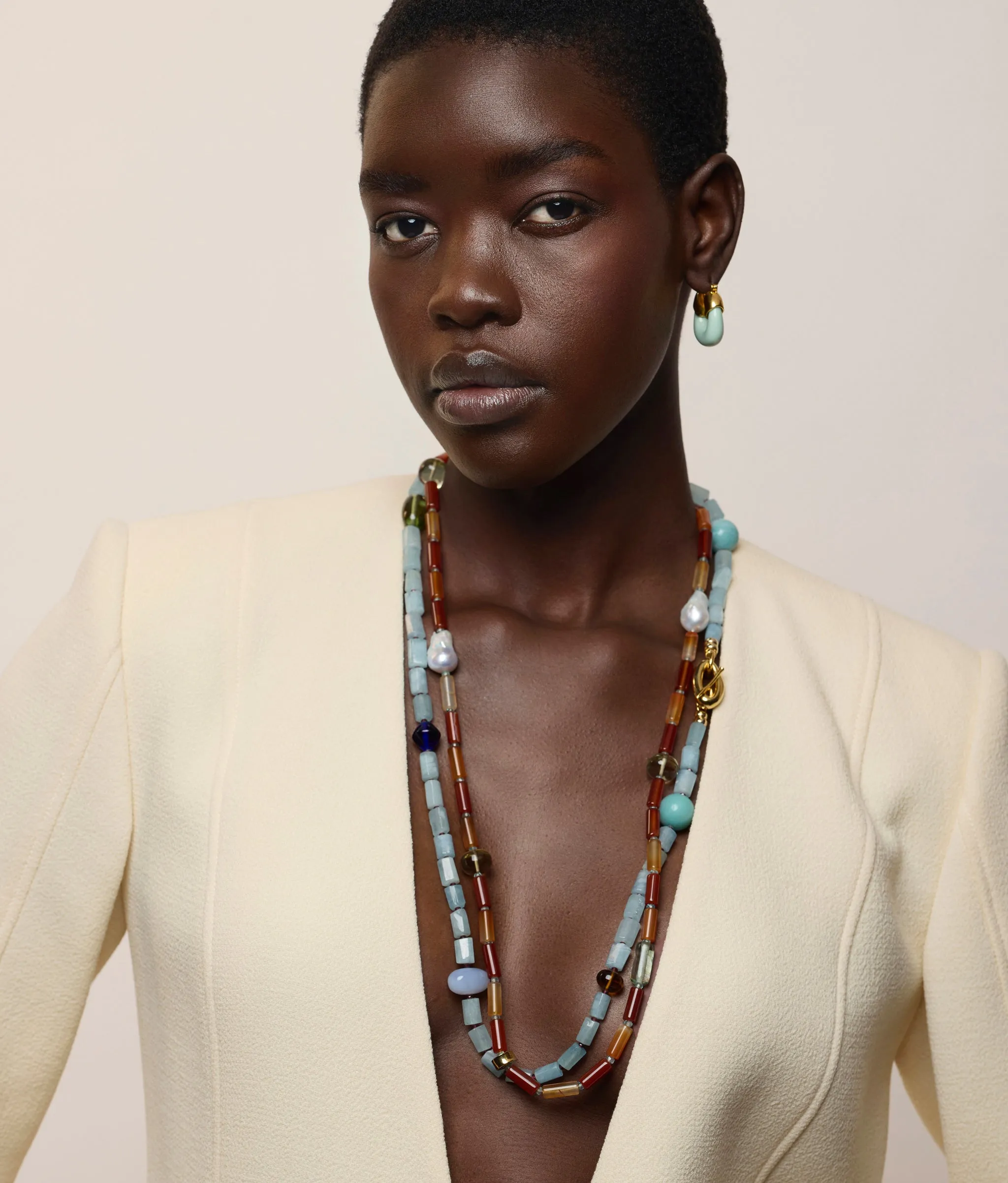 Circo Necklace in Blue Mist sold by Lizzie Fortunato product image thumbnail 3