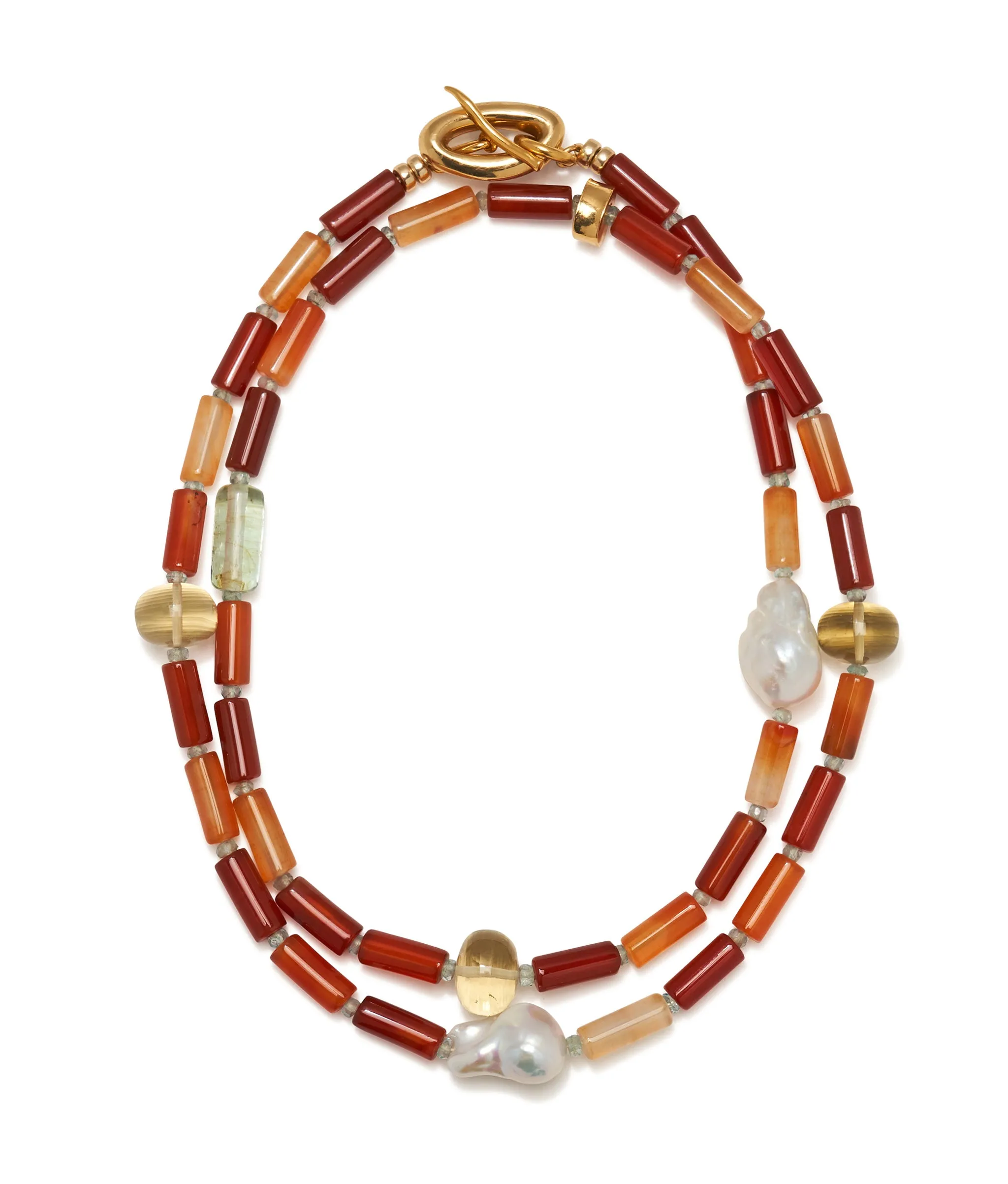 Circo Necklace in Stone Fruit sold by Lizzie Fortunato
