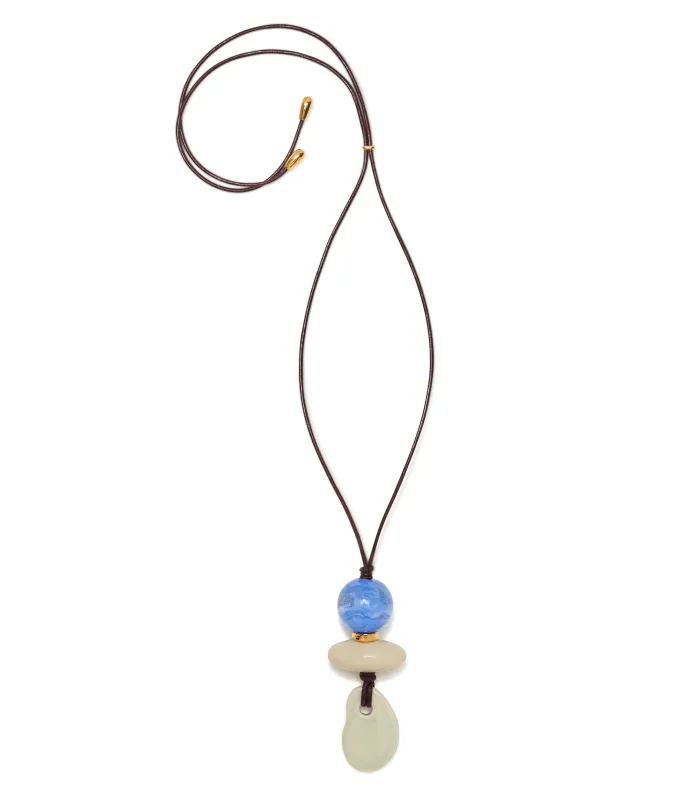 Museo Cord II Necklace in Sea made by Lizzie Fortunato
