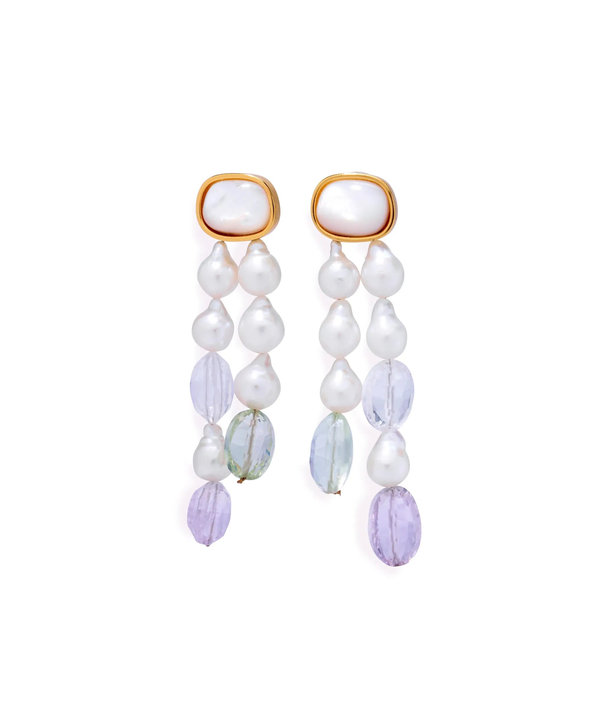 Pearl Holiday Earrings sold by Lizzie Fortunato