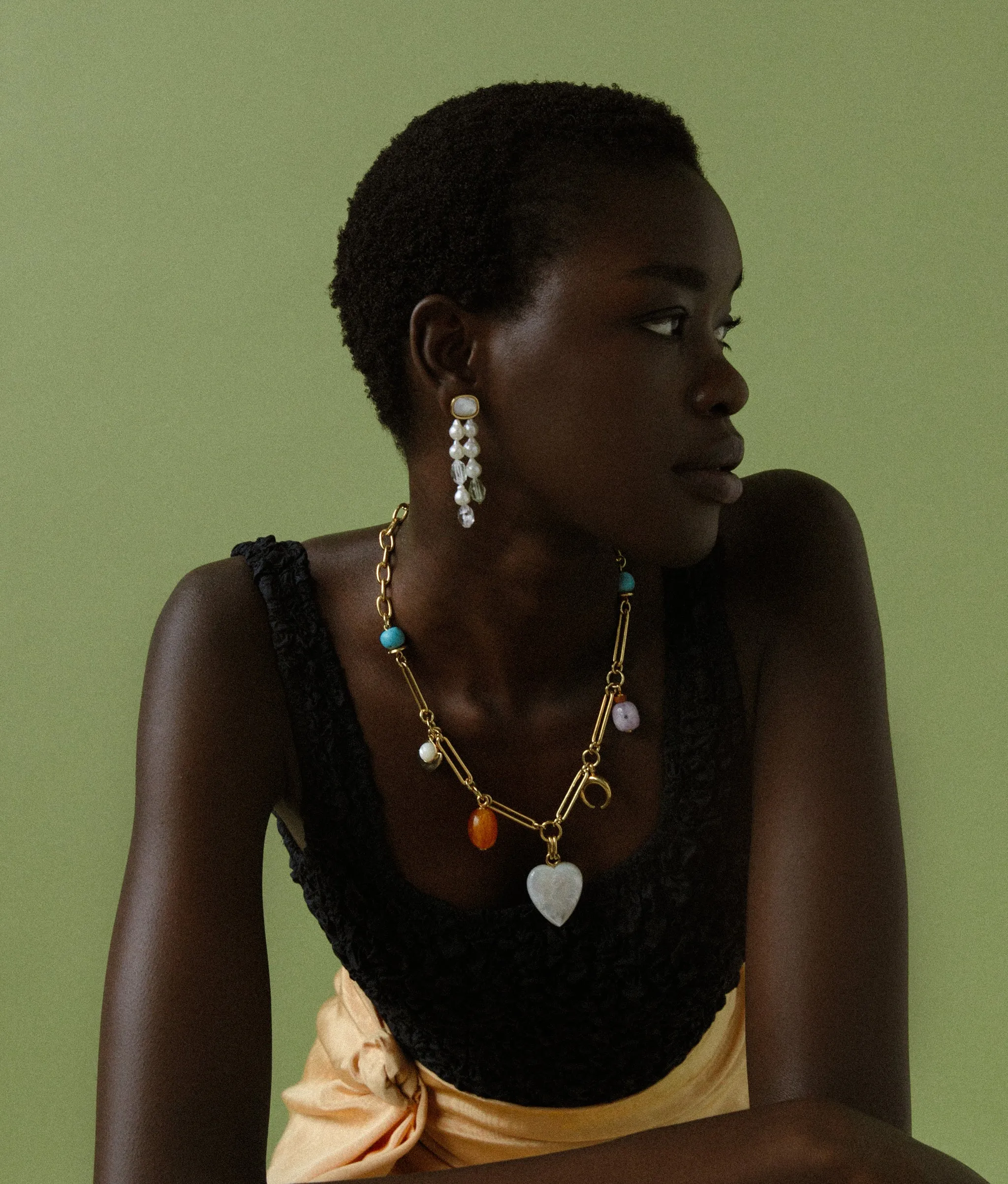 Pearl Holiday Earrings sold by Lizzie Fortunato product image thumbnail 3