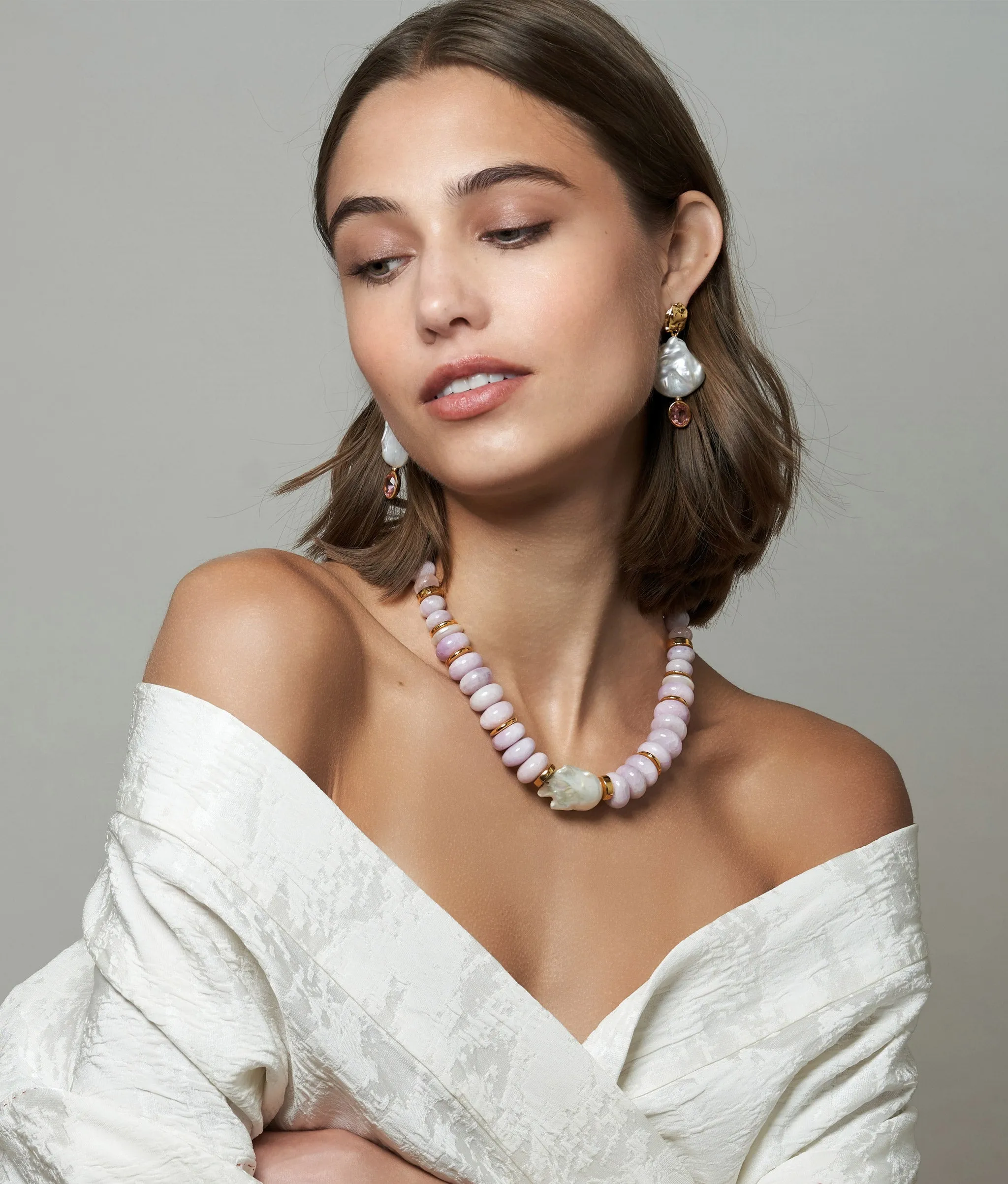 Lovell Earrings in Rose sold by Lizzie Fortunato product image thumbnail 2