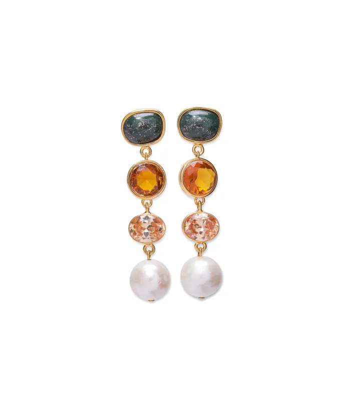 Palette Column Earrings made by Lizzie Fortunato