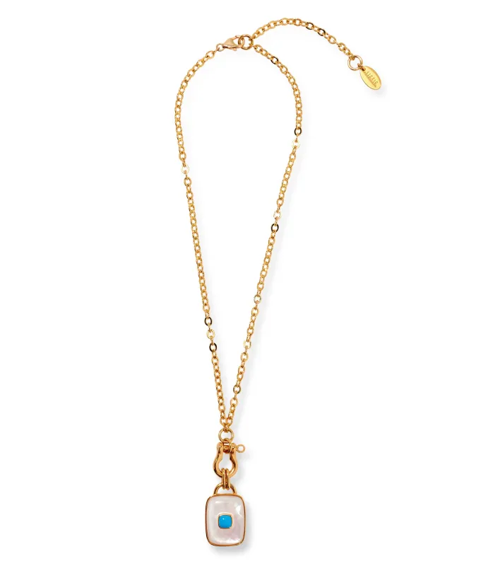 Ancient City Necklace in Pearl made by Lizzie Fortunato