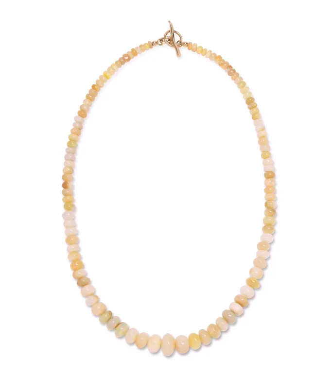 Opal & 14k Gold Necklace made by Lizzie Fortunato