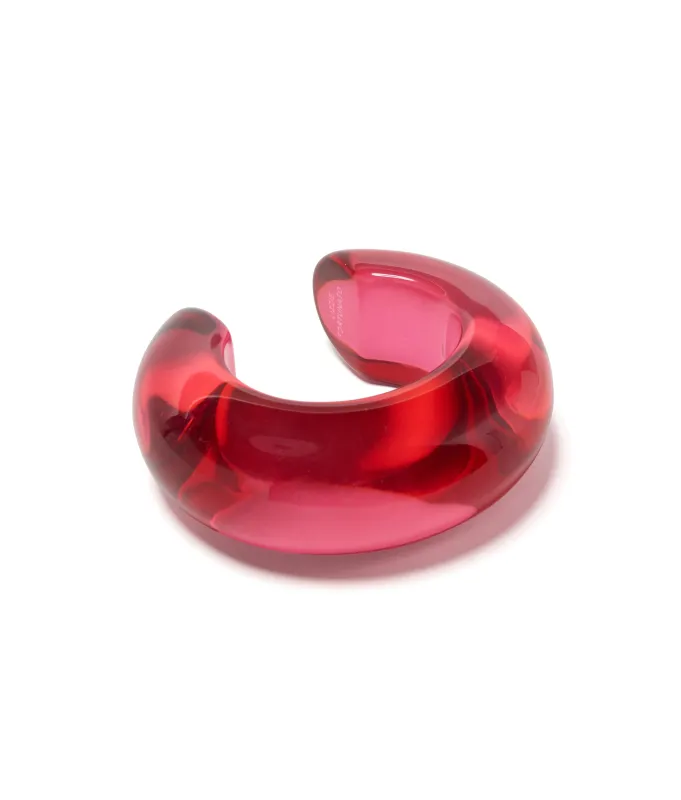 Arc Cuff in Flamingo made by Lizzie Fortunato