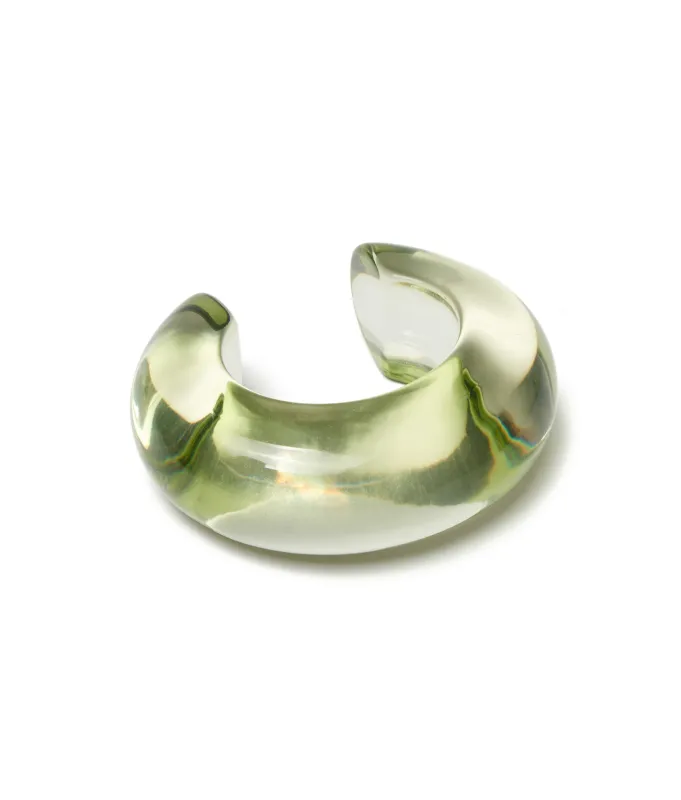 Arc Cuff in Lime made by Lizzie Fortunato