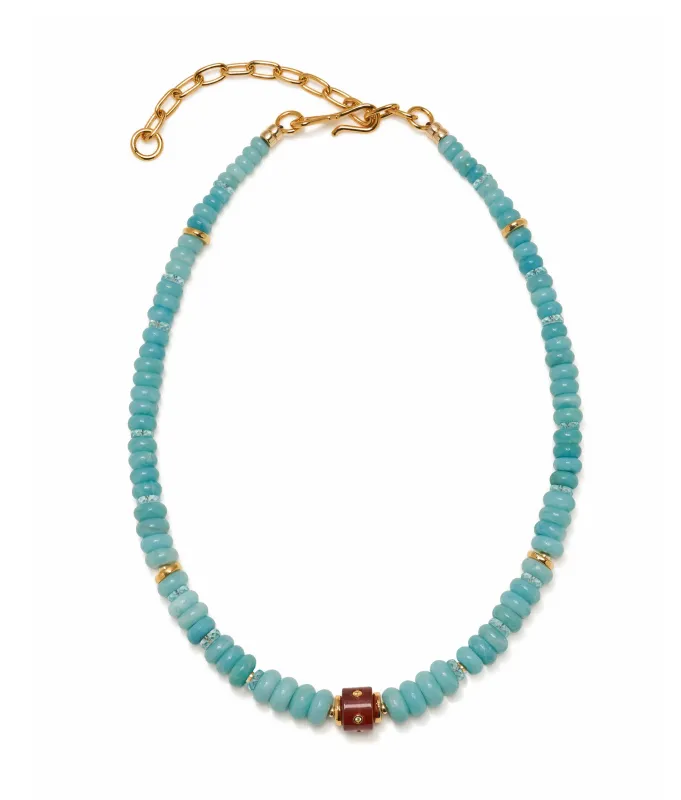 Hidden Stone Necklace made by Lizzie Fortunato
