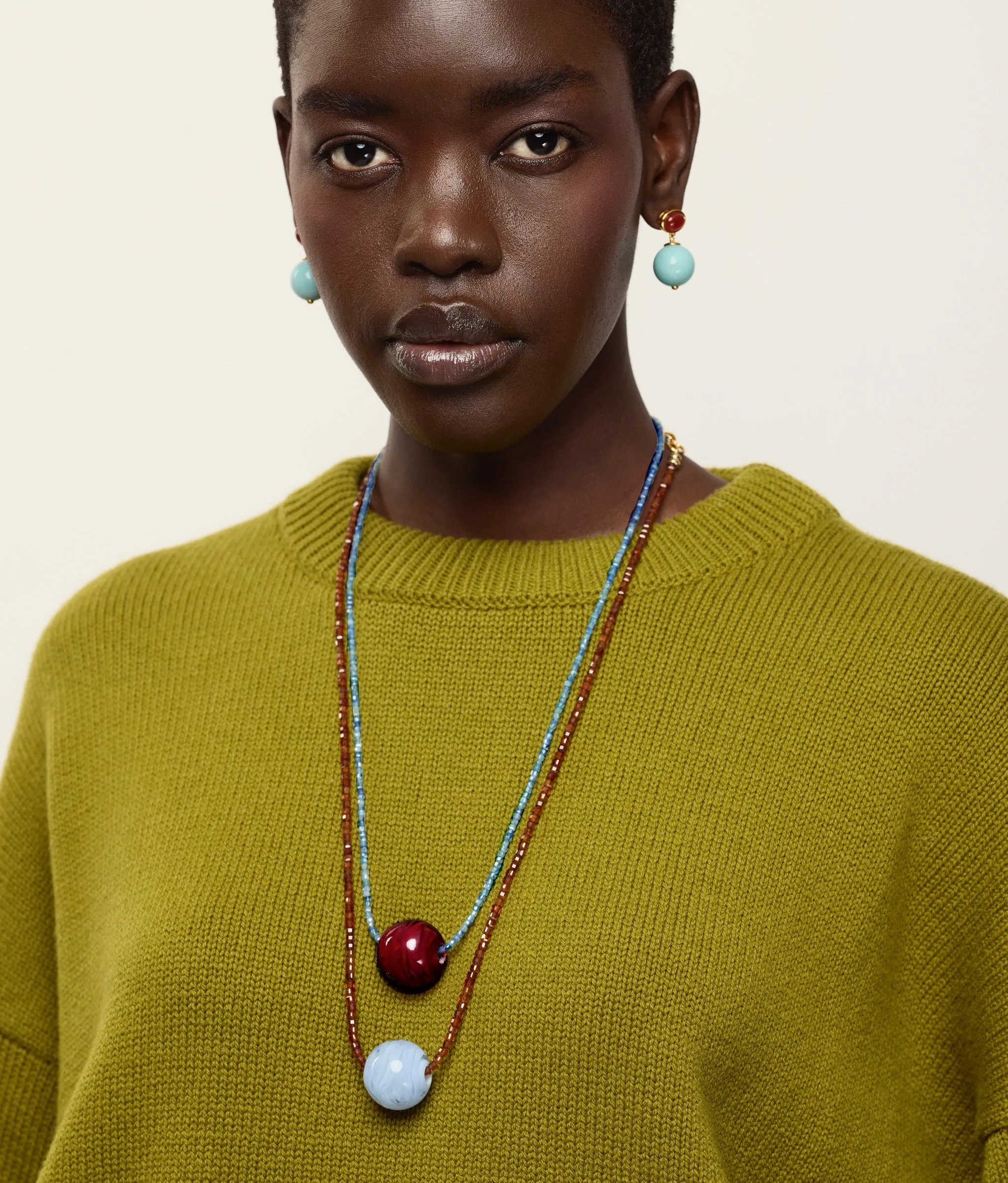 Callisto Necklace in Cerulean sold by Lizzie Fortunato product image thumbnail 2
