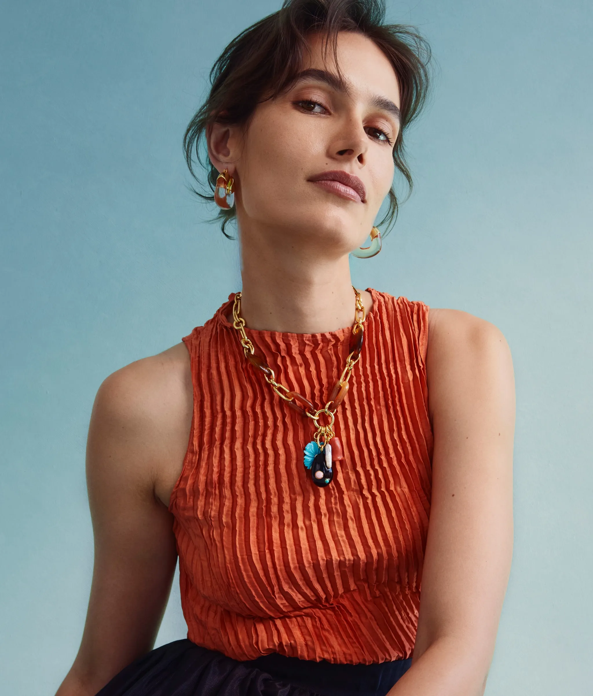 Magritte Charm Necklace sold by Lizzie Fortunato product image thumbnail 3