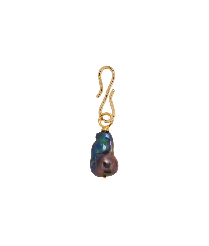 Deep Dive Charm in Peacock made by Lizzie Fortunato
