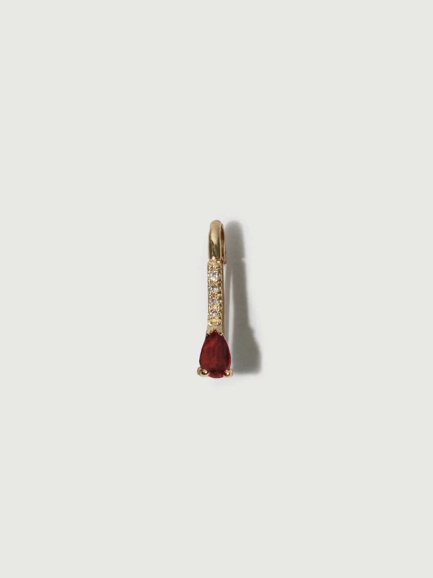 Mini Gemstone Diamond Safety Pin sold by Loren Stewart