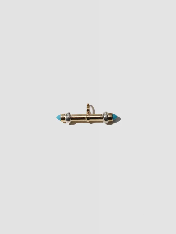 Fulcrum Barbell Pendant made by Loren Stewart