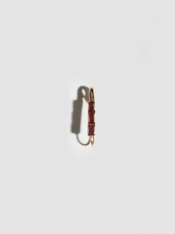 Mini Baguette Safety Pin made by Loren Stewart