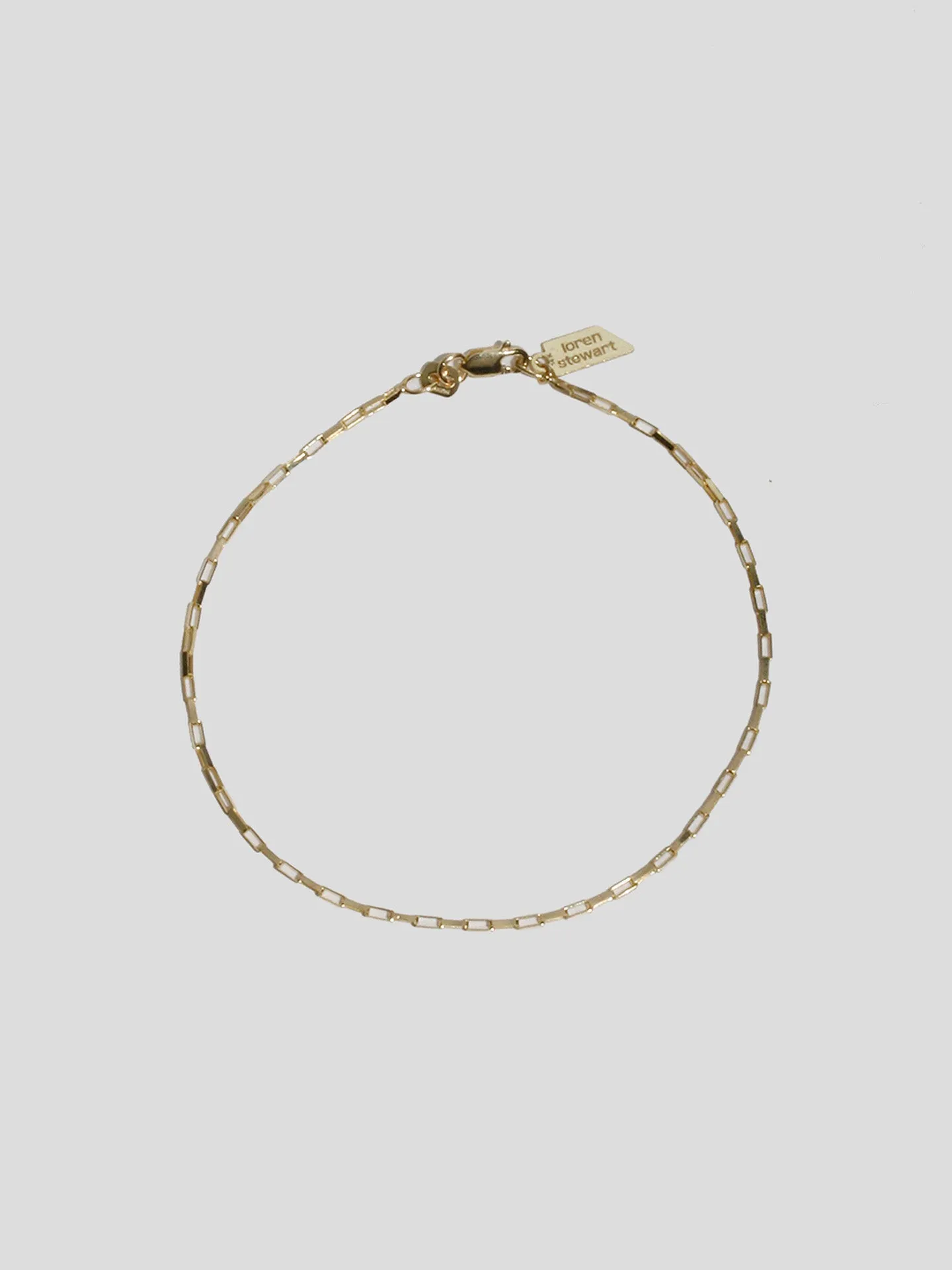 Petite Industrial Box Link Chain Bracelet sold by Loren Stewart