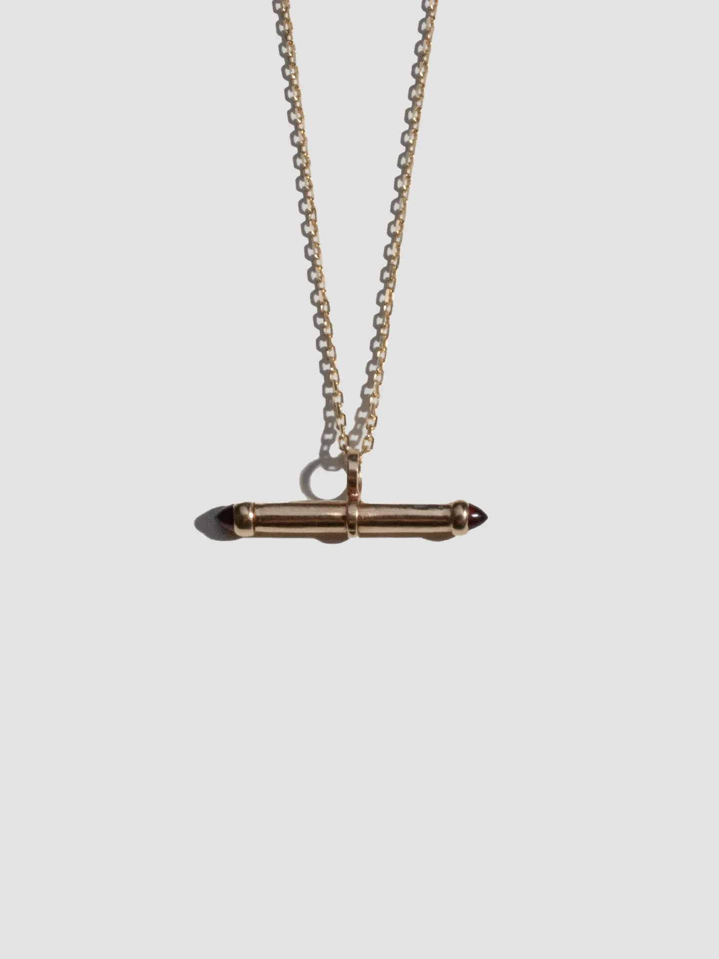 Stone Barbell Pendant sold by Loren Stewart product image thumbnail 3