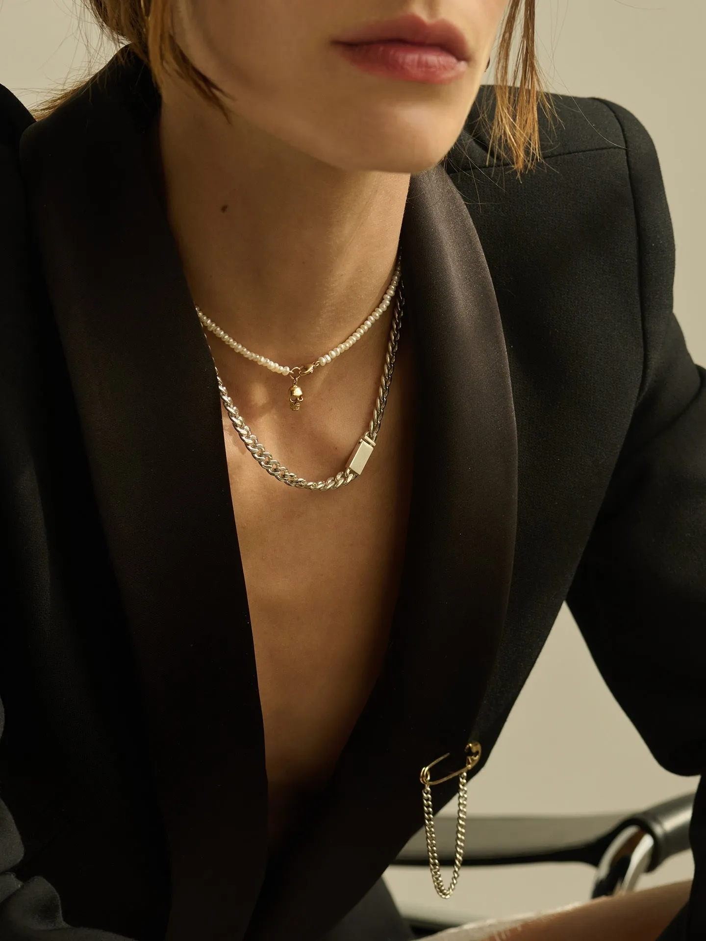 Industrial Safety Pin Brooch sold by Loren Stewart product image thumbnail 2