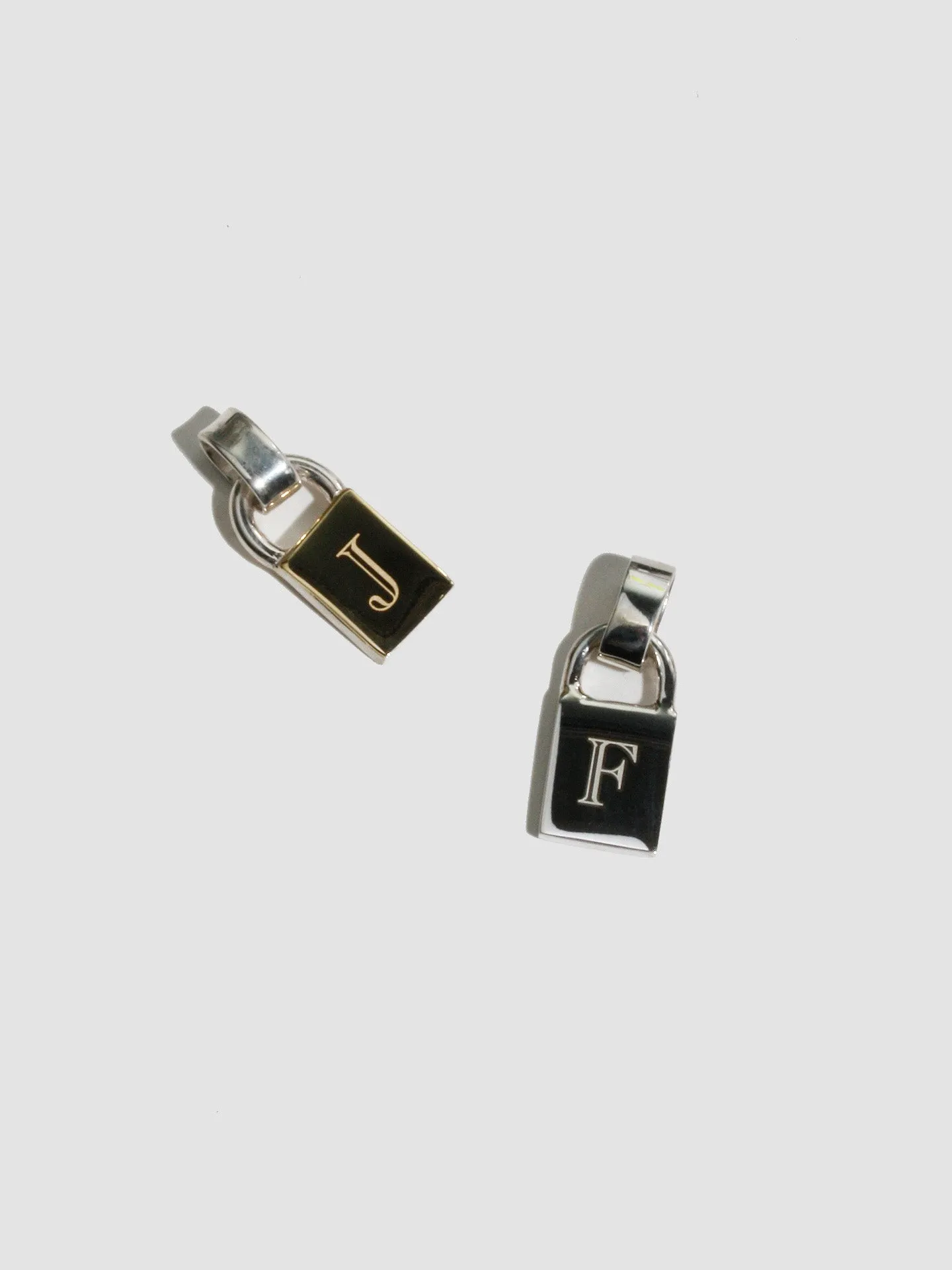 Mixed Metal Padlock Pendant sold by Loren Stewart product image thumbnail 3