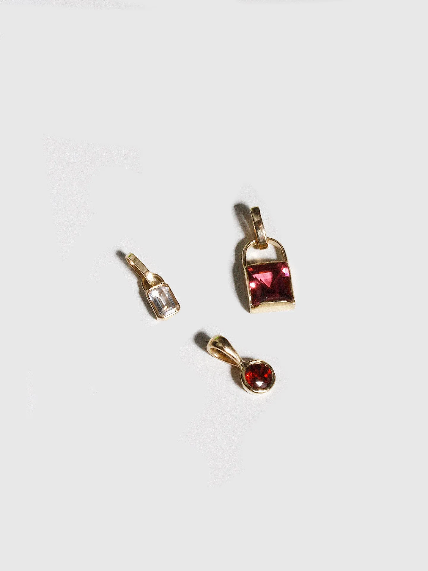 Garnet Bezel Pendant sold by Loren Stewart product image thumbnail 5