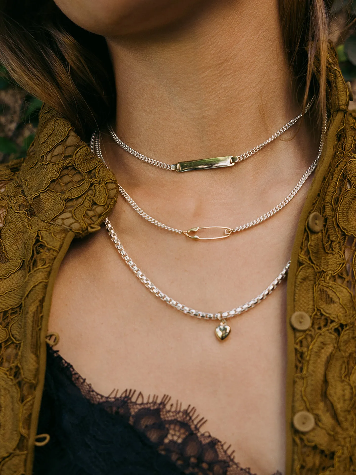 Mini Watts ID Necklace sold by Loren Stewart product image thumbnail 4