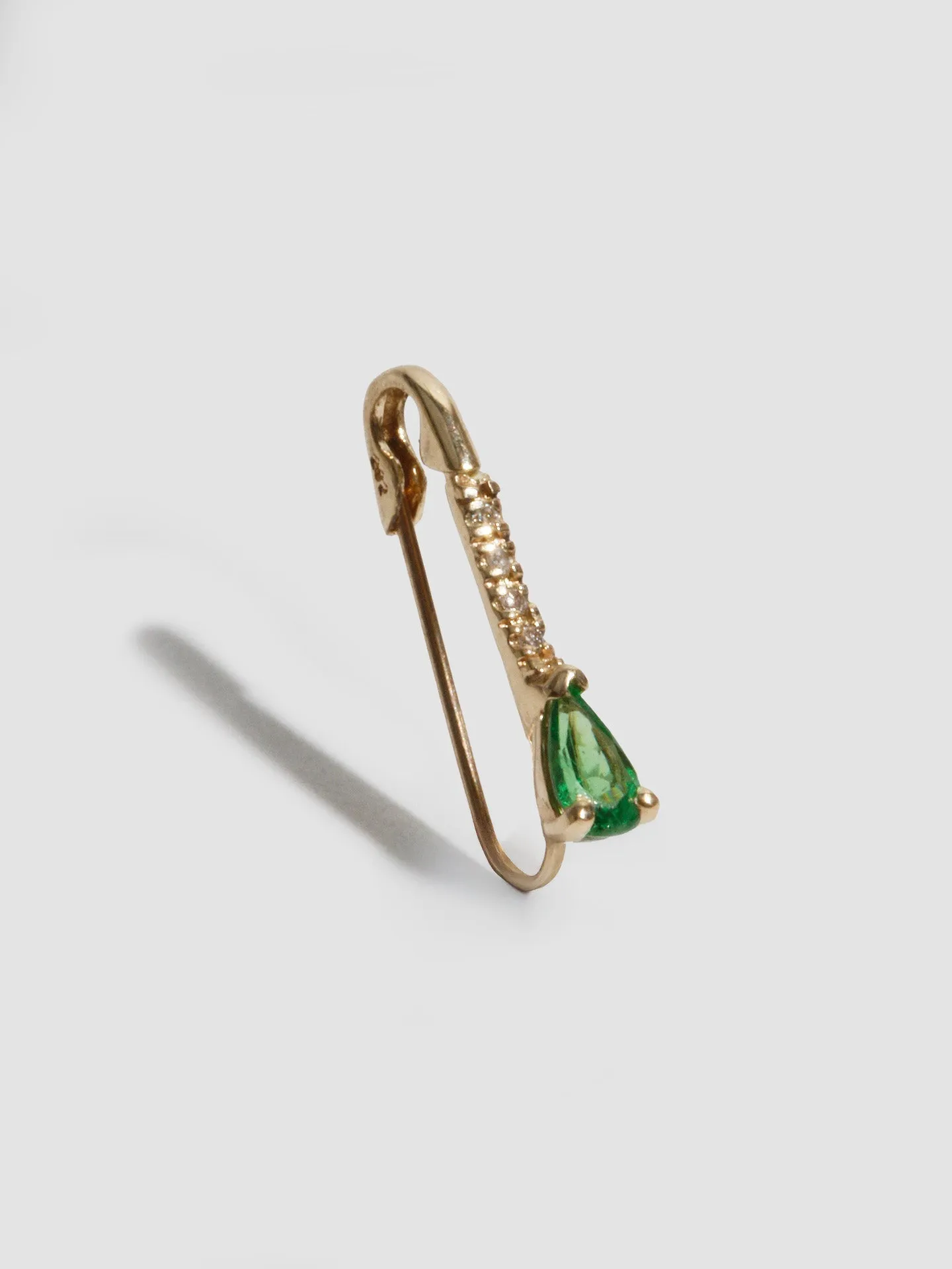 Mini Gemstone Diamond Safety Pin sold by Loren Stewart product image thumbnail 3