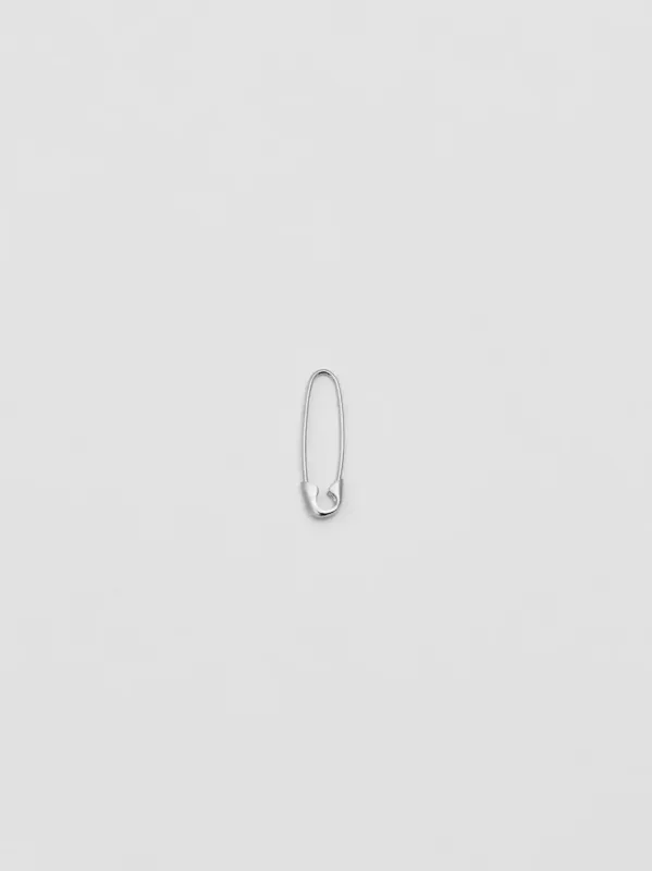 Mini Safety Pin Earring made by Loren Stewart