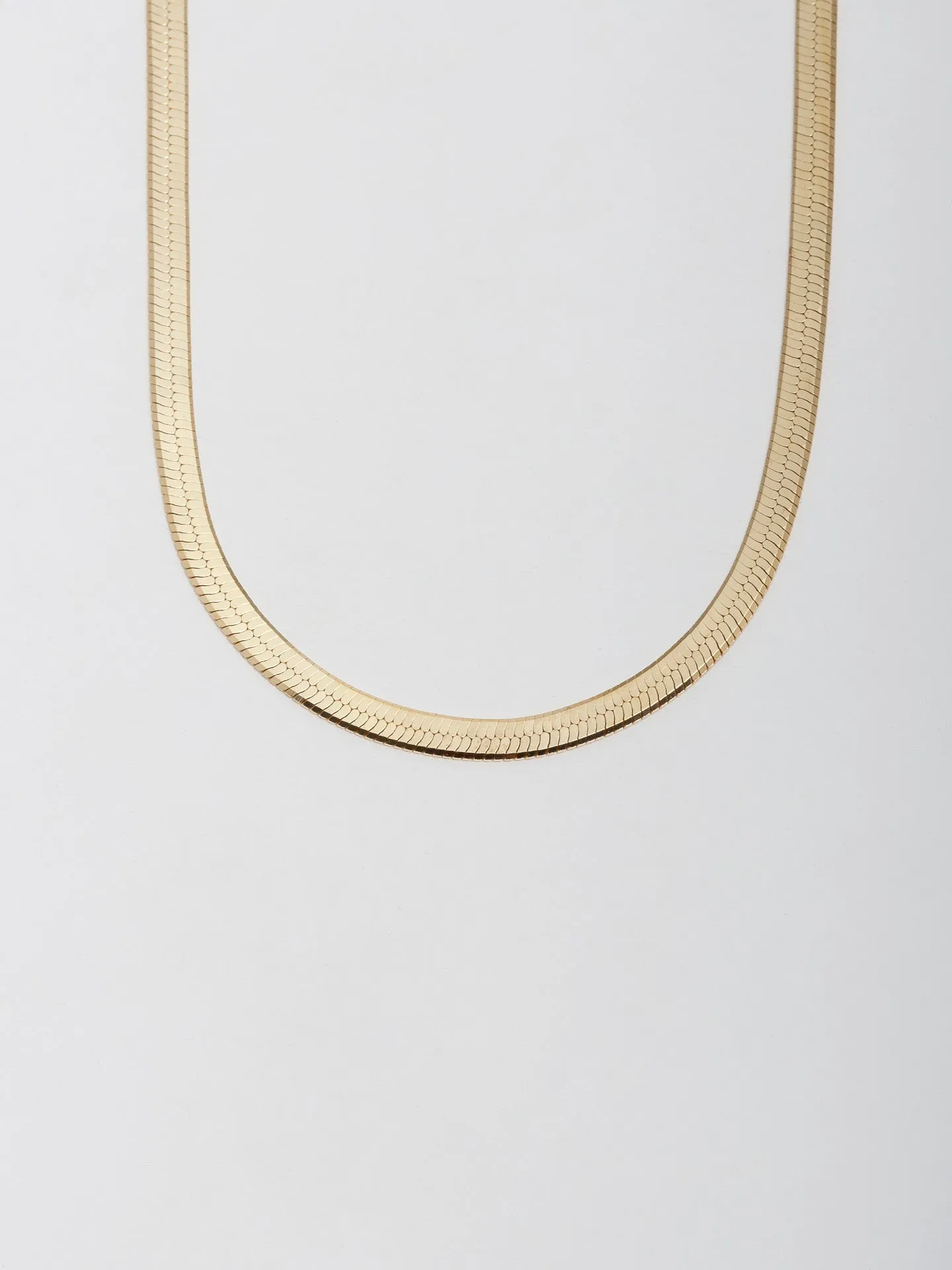 Vermeil Herringbone Necklace sold by Loren Stewart product image thumbnail 3
