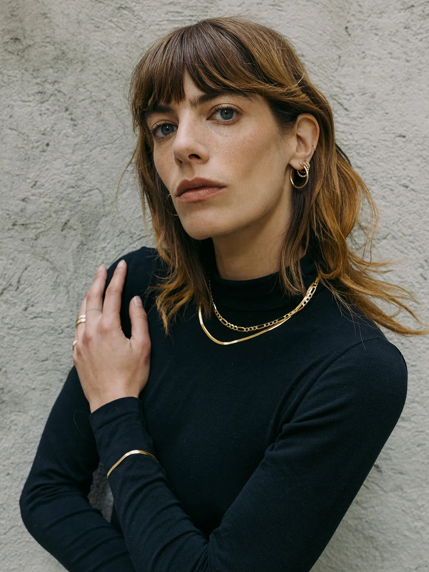 Vermeil Herringbone Necklace sold by Loren Stewart product image thumbnail 2