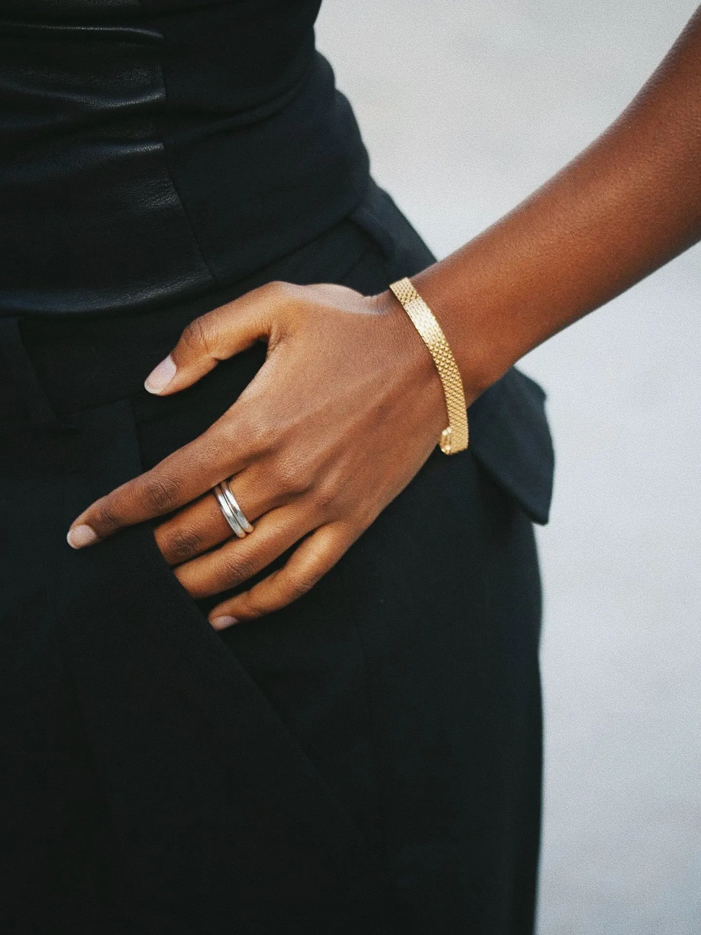 Vermeil Chainmail Bracelet sold by Loren Stewart product image thumbnail 2