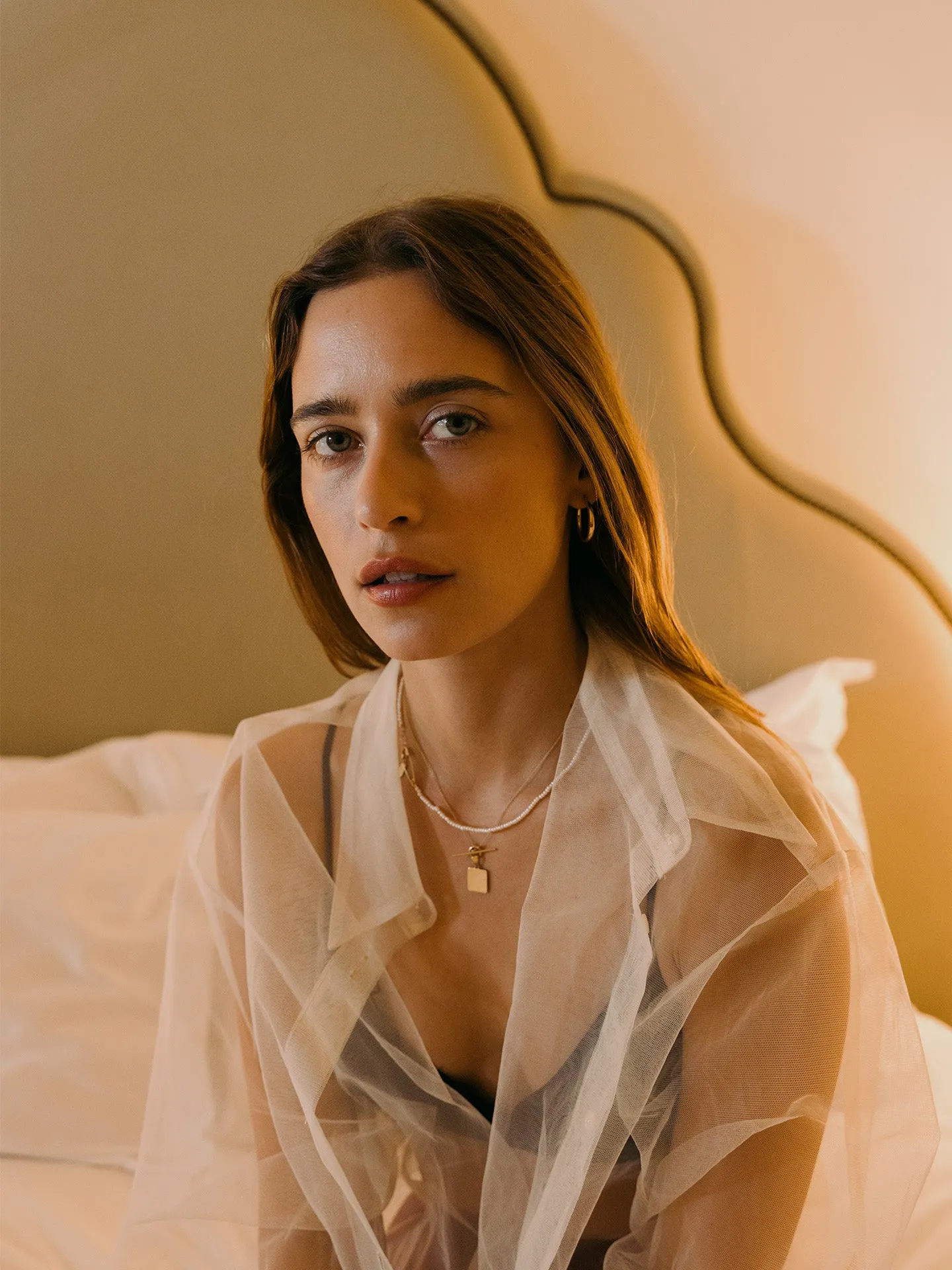 Seed Pearl Safety Pin Choker sold by Loren Stewart product image thumbnail 4