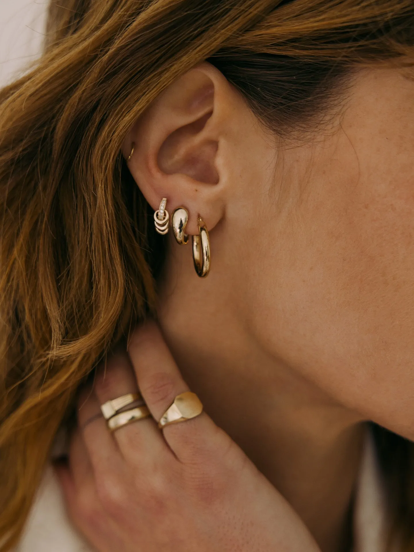 Pierced Huggies sold by Loren Stewart product image thumbnail 2