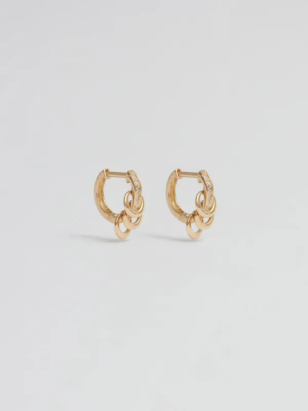 Pierced Huggies sold by Loren Stewart