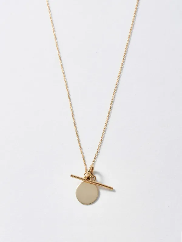 Mini Disk & Toggle Necklace sold by Loren Stewart