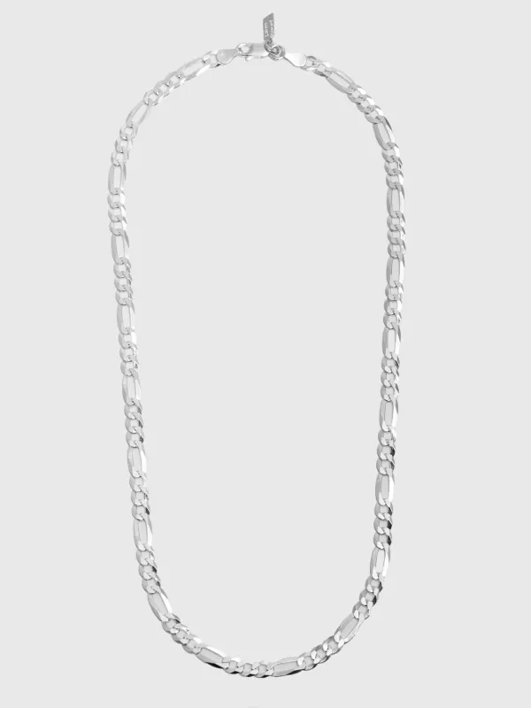 Sterling Silver XL Figaro Chain sold by Loren Stewart
