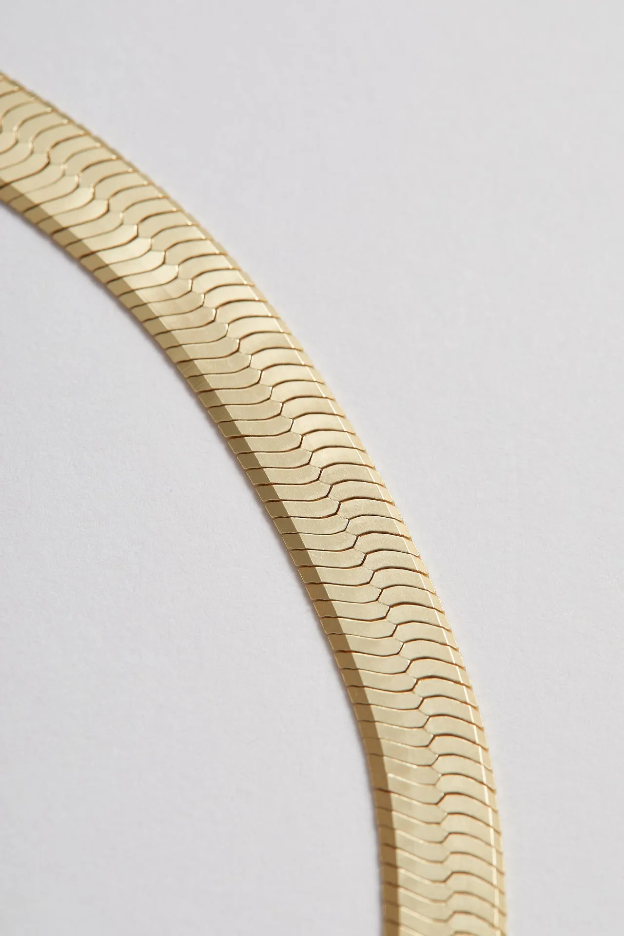 Vermeil XL Herringbone Necklace sold by Loren Stewart product image thumbnail 3