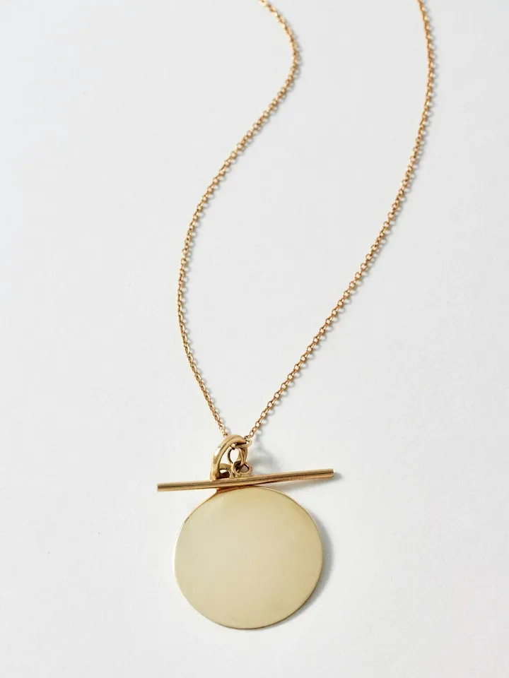 Disk & Toggle Necklace sold by Loren Stewart product image thumbnail 3