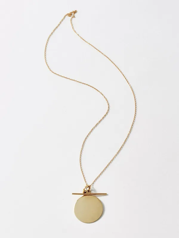 Disk & Toggle Necklace sold by Loren Stewart