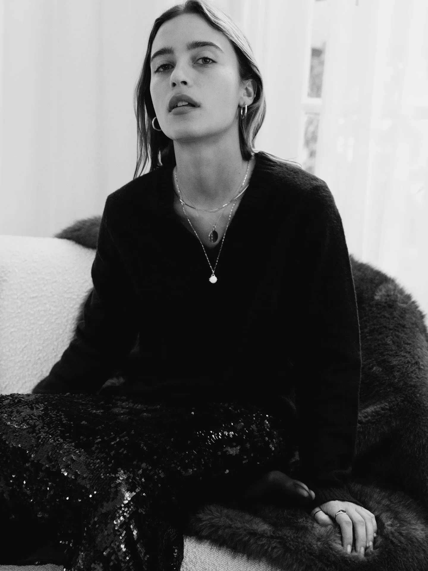 Demi Herringbone Necklace sold by Loren Stewart product image thumbnail 4