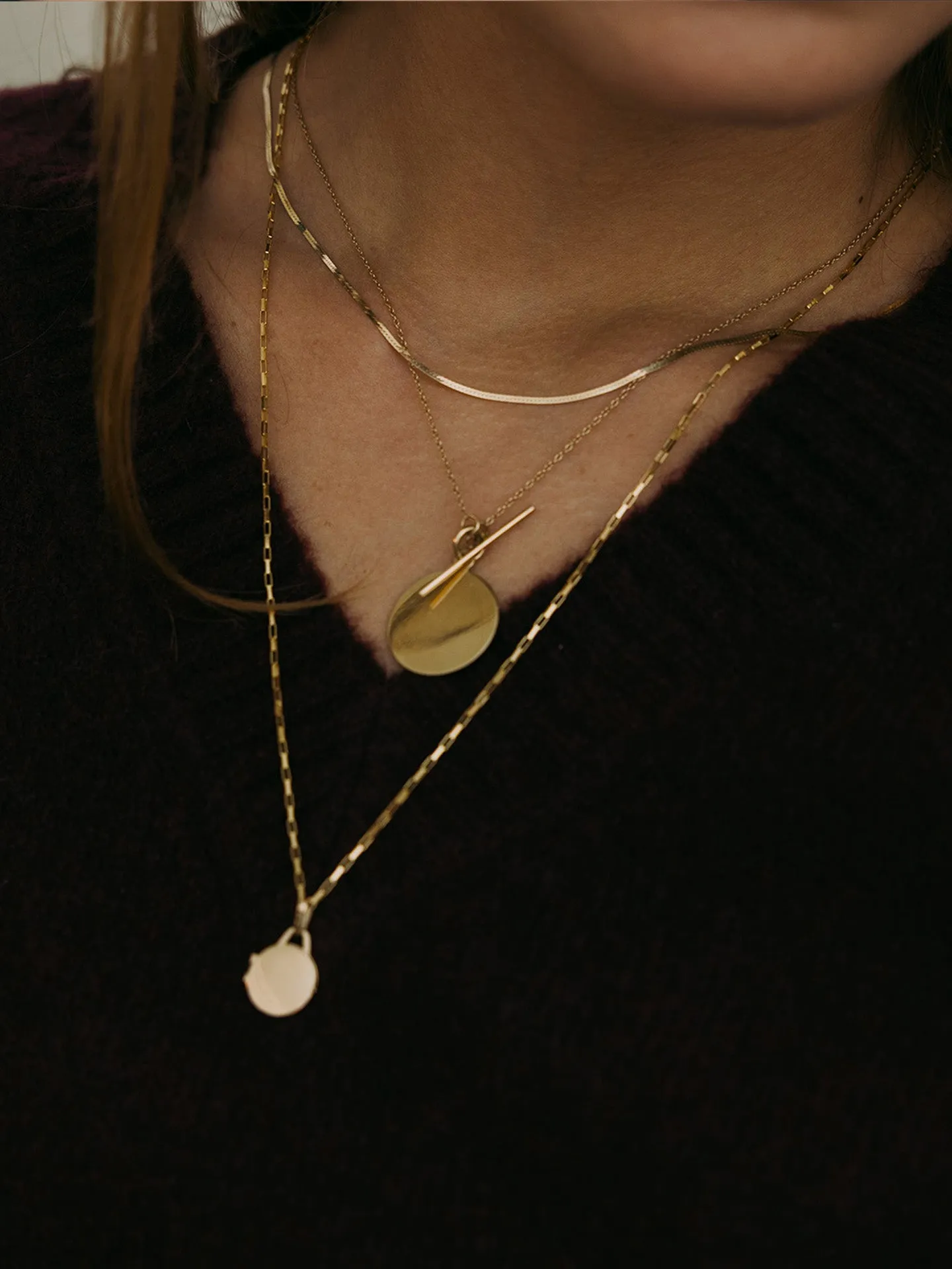 Demi Herringbone Necklace sold by Loren Stewart product image thumbnail 2