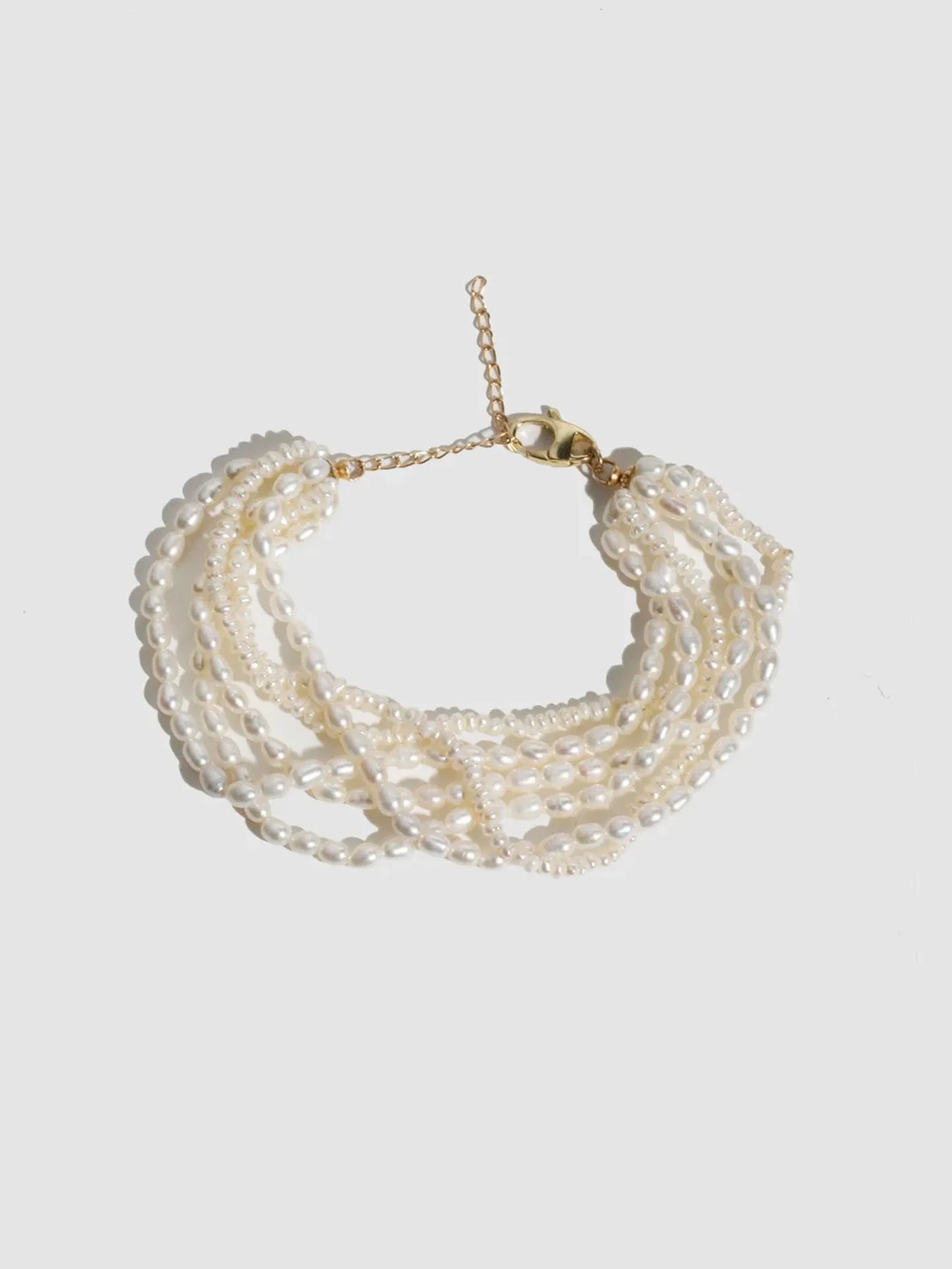 Layered Mixed Pearl Bracelet - Archival Collection sold by Loren Stewart