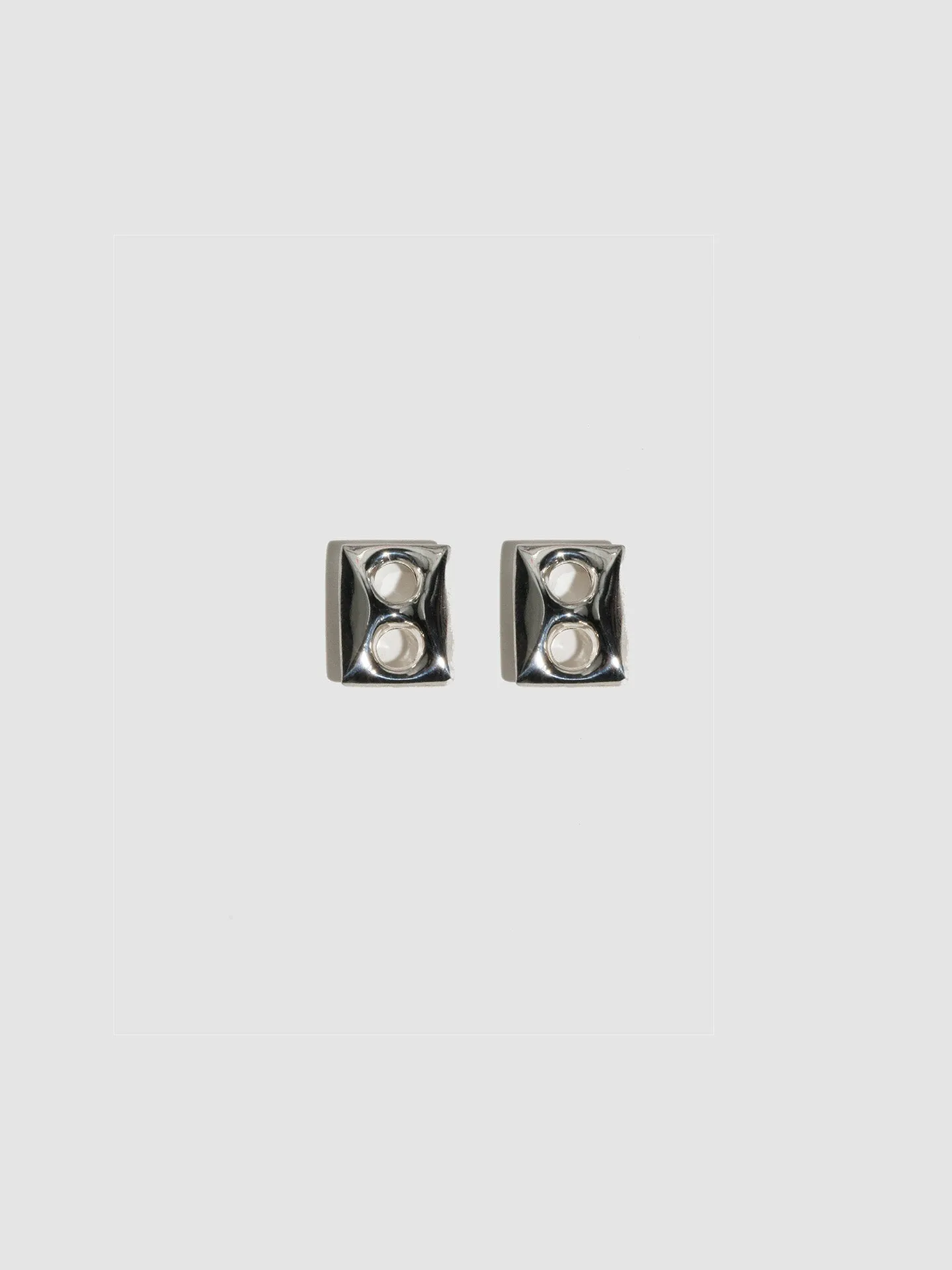 Punk Puff Squared Mariner Studs - Archival Collection sold by Loren Stewart