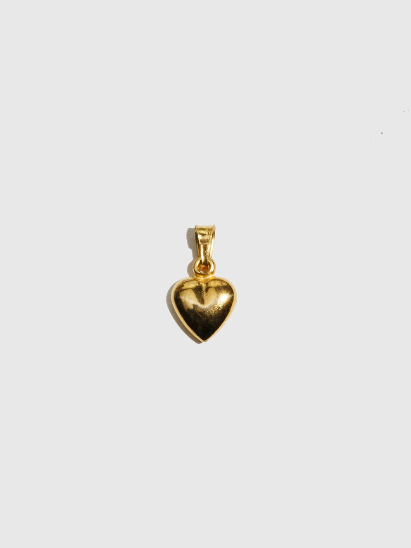 Vermeil Heart Pendant - Archival Collection sold by Loren Stewart