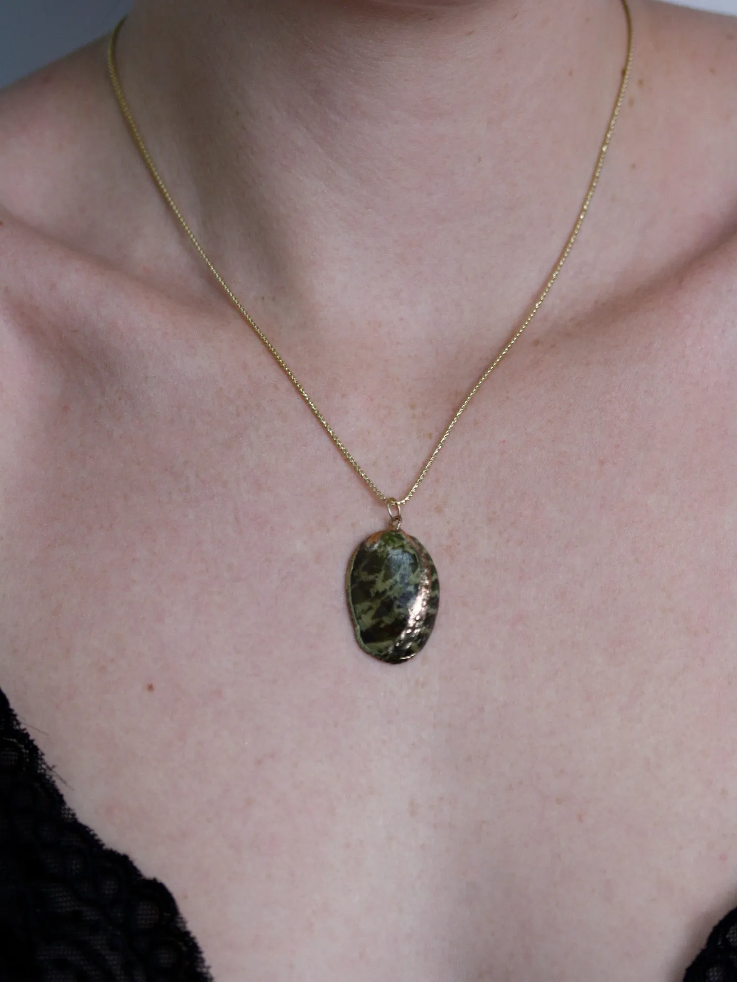 Abalone Tiger Shell Pendant - Archival Collection sold by Loren Stewart product image thumbnail 2