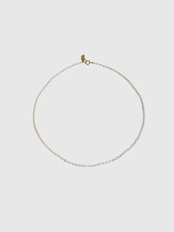 Petite Rice Pearl Strand - Archival Collection made by Loren Stewart