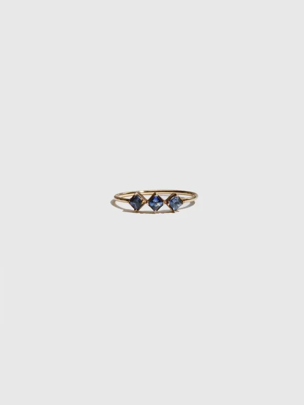 Blue Sapphire Ring - Archival Collection made by Loren Stewart