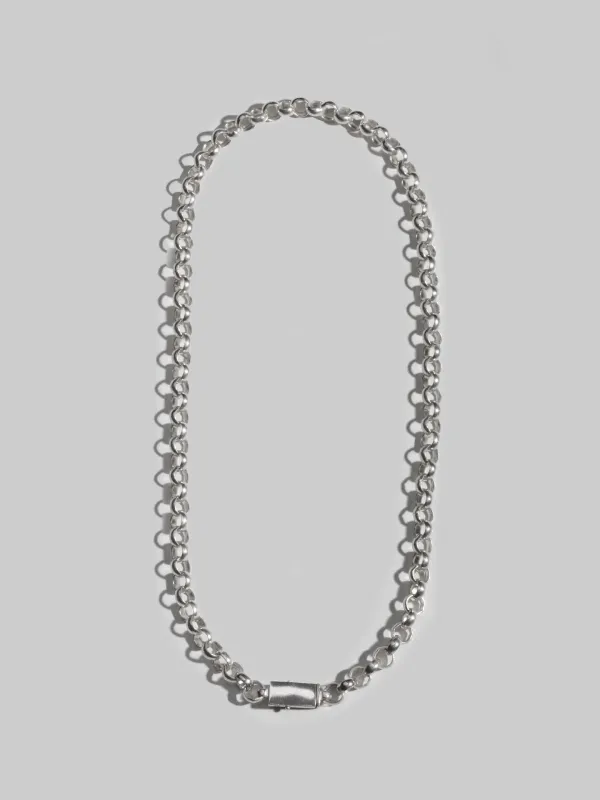 ID Box Lock Rolo Necklace - Archival Collection made by Loren Stewart