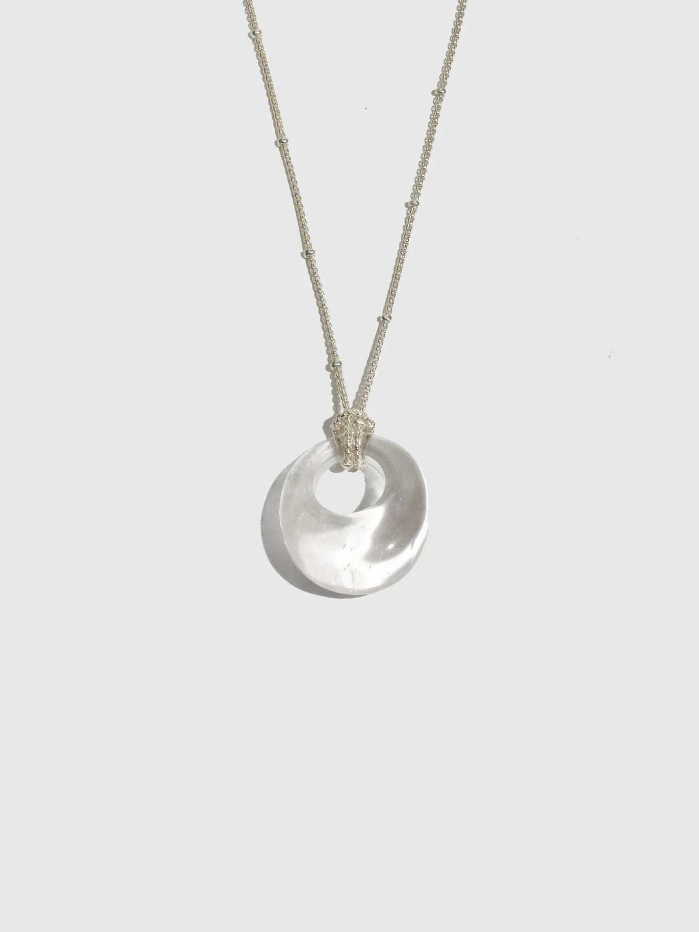 Clear Quartz Satellite Necklace - Archival Collection sold by Loren Stewart