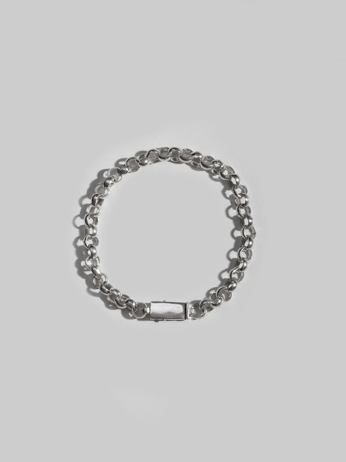 ID Box Lock Rolo Bracelet - Archival Collection sold by Loren Stewart