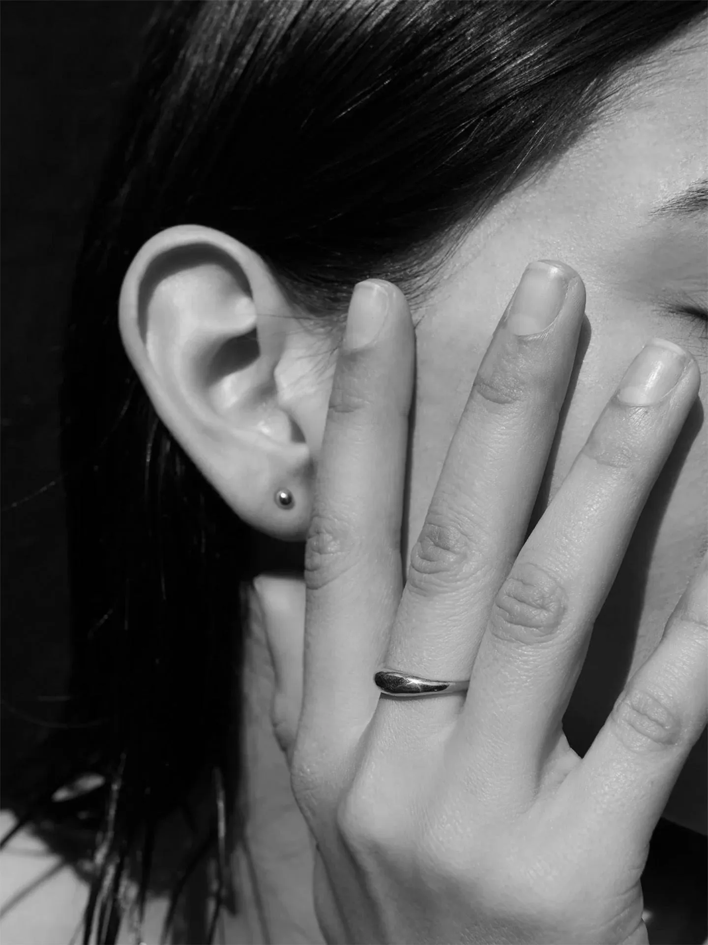 Sterling Silver Sphere Studs sold by Loren Stewart product image thumbnail 2